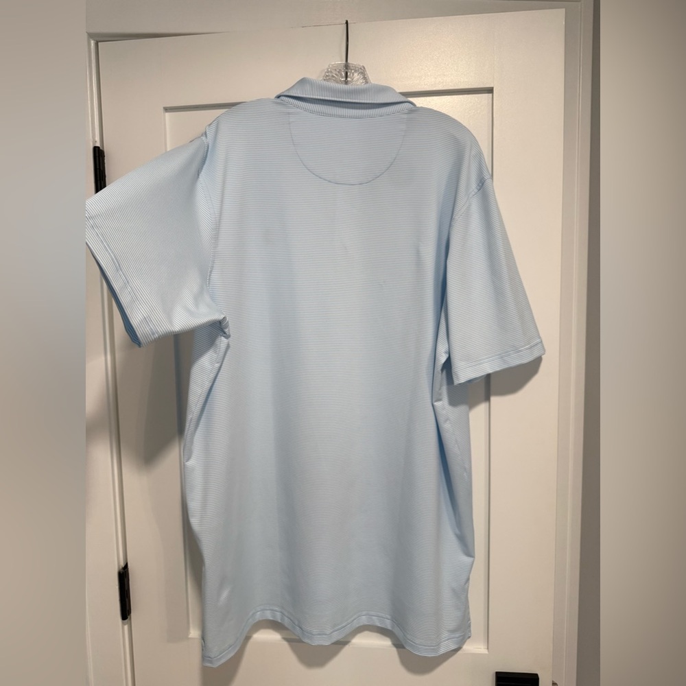 Masters Tech Light Blue/White Polo Shirt, Size XL - Picture 7 of 7